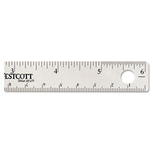 Load image into Gallery viewer, Westcott® wholesale. Stainless Steel Office Ruler With Non Slip Cork Base, 6&quot;. HSD Wholesale: Janitorial Supplies, Breakroom Supplies, Office Supplies.