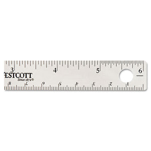 Westcott® wholesale. Stainless Steel Office Ruler With Non Slip Cork Base, 6". HSD Wholesale: Janitorial Supplies, Breakroom Supplies, Office Supplies.