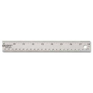 Westcott® wholesale. Stainless Steel Office Ruler With Non Slip Cork Base, 18". HSD Wholesale: Janitorial Supplies, Breakroom Supplies, Office Supplies.