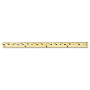 Westcott® wholesale. Wood Yardstick With Metal Ends, 36". HSD Wholesale: Janitorial Supplies, Breakroom Supplies, Office Supplies.
