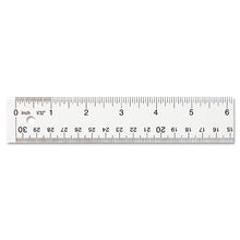 Load image into Gallery viewer, Westcott® wholesale. See Through Acrylic Ruler, 12&quot;, Clear. HSD Wholesale: Janitorial Supplies, Breakroom Supplies, Office Supplies.