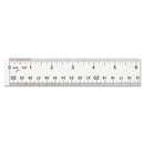 Westcott® wholesale. See Through Acrylic Ruler, 12", Clear. HSD Wholesale: Janitorial Supplies, Breakroom Supplies, Office Supplies.