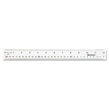 Load image into Gallery viewer, Westcott® wholesale. See Through Acrylic Ruler, 12&quot;, Clear. HSD Wholesale: Janitorial Supplies, Breakroom Supplies, Office Supplies.