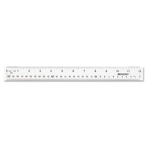 Westcott® wholesale. See Through Acrylic Ruler, 12", Clear. HSD Wholesale: Janitorial Supplies, Breakroom Supplies, Office Supplies.