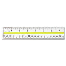 Load image into Gallery viewer, Westcott® wholesale. Acrylic Data Highlight Reading Ruler With Tinted Guide, 15&quot; Clear. HSD Wholesale: Janitorial Supplies, Breakroom Supplies, Office Supplies.