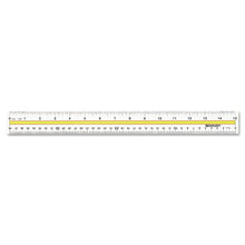 Load image into Gallery viewer, Westcott® wholesale. Acrylic Data Highlight Reading Ruler With Tinted Guide, 15&quot; Clear. HSD Wholesale: Janitorial Supplies, Breakroom Supplies, Office Supplies.