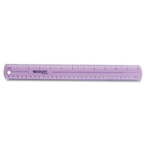 Westcott® wholesale. 12" Jewel Colored Ruler. HSD Wholesale: Janitorial Supplies, Breakroom Supplies, Office Supplies.