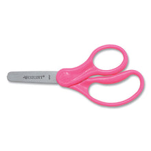 Load image into Gallery viewer, Westcott® wholesale. For Kids Scissors, Blunt Tip, 5&quot; Long, 1.75&quot; Cut Length, Randomly Assorted Straight Handles. HSD Wholesale: Janitorial Supplies, Breakroom Supplies, Office Supplies.