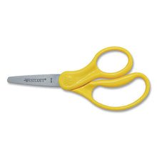 Load image into Gallery viewer, Westcott® wholesale. For Kids Scissors, Pointed Tip, 5&quot; Long, 1.75&quot; Cut Length, Randomly Assorted Straight Handles. HSD Wholesale: Janitorial Supplies, Breakroom Supplies, Office Supplies.