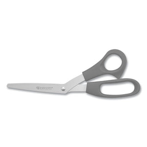 Westcott® wholesale. Value Line Stainless Steel Shears, 8" Long, 3.5" Cut Length, Black Offset Handles, 3-pack. HSD Wholesale: Janitorial Supplies, Breakroom Supplies, Office Supplies.