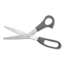 Westcott® wholesale. Value Line Stainless Steel Shears, 8" Long, 3.5" Cut Length, Black Offset Handles, 3-pack. HSD Wholesale: Janitorial Supplies, Breakroom Supplies, Office Supplies.