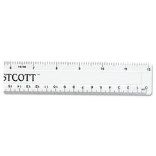 Load image into Gallery viewer, Westcott® wholesale. 12&quot; Shatterproof Ruler. HSD Wholesale: Janitorial Supplies, Breakroom Supplies, Office Supplies.