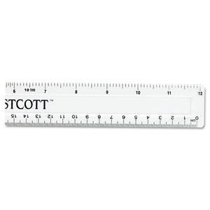 Westcott® wholesale. 12" Shatterproof Ruler. HSD Wholesale: Janitorial Supplies, Breakroom Supplies, Office Supplies.