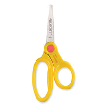 Load image into Gallery viewer, Westcott® wholesale. Kids&#39; Scissors With Antimicrobial Protection, Pointed Tip, 5&quot; Long, 2&quot; Cut Length, Randomly Assorted Straight Handles. HSD Wholesale: Janitorial Supplies, Breakroom Supplies, Office Supplies.