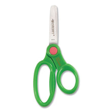 Load image into Gallery viewer, Westcott® wholesale. Kids&#39; Scissors With Antimicrobial Protection, Rounded Tip, 5&quot; Long, 2&quot; Cut Length, Assorted Straight Handles, 12-pack. HSD Wholesale: Janitorial Supplies, Breakroom Supplies, Office Supplies.