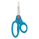 Westcott® wholesale. Kids' Scissors With Antimicrobial Protection, Pointed Tip, 5" Long, 2" Cut Length, Assorted Straight Handles, 12-pack. HSD Wholesale: Janitorial Supplies, Breakroom Supplies, Office Supplies.