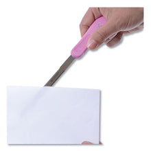 Load image into Gallery viewer, Westcott® wholesale. Pink Ribbon Stainless Steel Letter Opener. HSD Wholesale: Janitorial Supplies, Breakroom Supplies, Office Supplies.