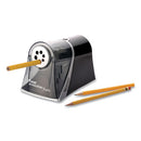 Westcott® wholesale. Ipoint Evolution Axis Pencil Sharpener, Ac-powered, 5" X 7.5" X 7.25", Black-silver. HSD Wholesale: Janitorial Supplies, Breakroom Supplies, Office Supplies.
