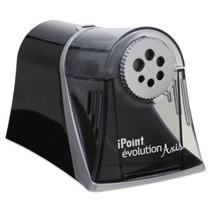 Westcott® wholesale. Ipoint Evolution Axis Pencil Sharpener, Ac-powered, 5" X 7.5" X 7.25", Black-silver. HSD Wholesale: Janitorial Supplies, Breakroom Supplies, Office Supplies.