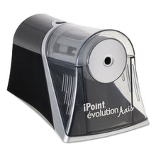 Load image into Gallery viewer, Westcott® wholesale. Ipoint Evolution Axis Pencil Sharpener, Ac-powered, 4.25&quot; X 7&quot; X 4.75&quot;, Black-silver. HSD Wholesale: Janitorial Supplies, Breakroom Supplies, Office Supplies.