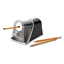 Load image into Gallery viewer, Westcott® wholesale. Ipoint Evolution Axis Pencil Sharpener, Ac-powered, 4.25&quot; X 7&quot; X 4.75&quot;, Black-silver. HSD Wholesale: Janitorial Supplies, Breakroom Supplies, Office Supplies.