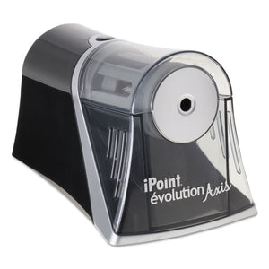 Westcott® wholesale. Ipoint Evolution Axis Pencil Sharpener, Ac-powered, 4.25" X 7" X 4.75", Black-silver. HSD Wholesale: Janitorial Supplies, Breakroom Supplies, Office Supplies.