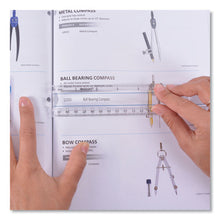 Load image into Gallery viewer, Westcott® wholesale. 12&quot; Magnifying Ruler, Plastic, Clear. HSD Wholesale: Janitorial Supplies, Breakroom Supplies, Office Supplies.