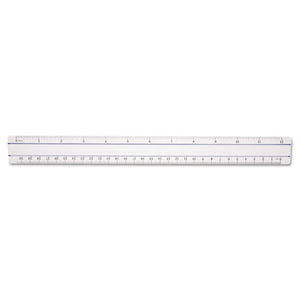 Westcott® wholesale. 12" Magnifying Ruler, Plastic, Clear. HSD Wholesale: Janitorial Supplies, Breakroom Supplies, Office Supplies.