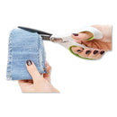 Westcott® wholesale. Carbotitanium Bonded Scissors, 8" Long, 3.25" Cut Length, White-green Straight Handle. HSD Wholesale: Janitorial Supplies, Breakroom Supplies, Office Supplies.