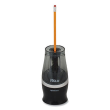 Load image into Gallery viewer, Westcott® wholesale. Halo Colored Pencil Non-stick Electric Sharpener, Ac-powered, 3.5&quot; Dia. X 6.75&quot;, Black-silver. HSD Wholesale: Janitorial Supplies, Breakroom Supplies, Office Supplies.