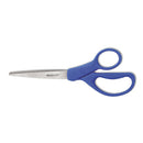 Westcott® wholesale. Preferred Line Stainless Steel Scissors, 8" Long, 3.5" Cut Length, Blue Straight Handle. HSD Wholesale: Janitorial Supplies, Breakroom Supplies, Office Supplies.