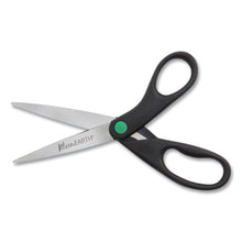 Load image into Gallery viewer, Westcott® wholesale. Kleenearth Scissors, 8&quot; Long, 3.25&quot; Cut Length, Black Straight Handle. HSD Wholesale: Janitorial Supplies, Breakroom Supplies, Office Supplies.