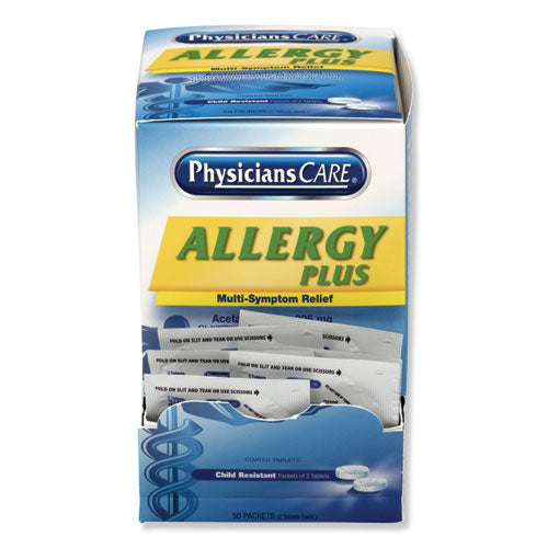 PhysiciansCare® wholesale. Allergy Antihistamine Medication, Two-pack, 50 Packs-box. HSD Wholesale: Janitorial Supplies, Breakroom Supplies, Office Supplies.