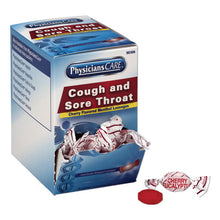 Load image into Gallery viewer, PhysiciansCare® wholesale. Cough And Sore Throat, Cherry Menthol Lozenges, 50 Individually Wrapped Per Box. HSD Wholesale: Janitorial Supplies, Breakroom Supplies, Office Supplies.