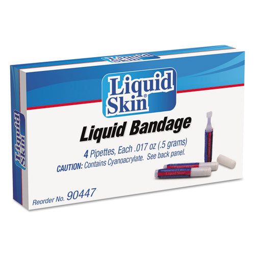 PhysiciansCare® by First Aid Only® wholesale. Liquid Bandage, 0.017 Oz Pipette, 4-box. HSD Wholesale: Janitorial Supplies, Breakroom Supplies, Office Supplies.