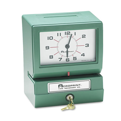 Acroprint® wholesale. Model 150 Analog Automatic Print Time Clock With Month-date-0-23 Hours-minutes. HSD Wholesale: Janitorial Supplies, Breakroom Supplies, Office Supplies.