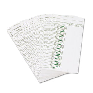 Acroprint® wholesale. Time Card For Model Att310 Electronic Totalizing Time Recorder, Weekly, 200-pack. HSD Wholesale: Janitorial Supplies, Breakroom Supplies, Office Supplies.