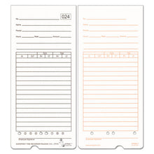 Load image into Gallery viewer, Acroprint® wholesale. Time Card For Atr480 Totalizing Electronic Time Clock, 7 1-2 X 3.35, 50 Per Pack. HSD Wholesale: Janitorial Supplies, Breakroom Supplies, Office Supplies.