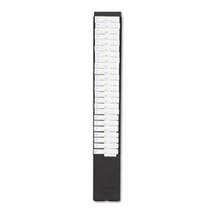 Acroprint® wholesale. 25-pocket Expanding Time Card Rack, Plastic, Black. HSD Wholesale: Janitorial Supplies, Breakroom Supplies, Office Supplies.