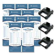 Acroprint® wholesale. Exp500 Accessory Bundle, 3.38 X 8.25, Weekly, Two-sided, 500 Cards And 3 Ribbons. HSD Wholesale: Janitorial Supplies, Breakroom Supplies, Office Supplies.