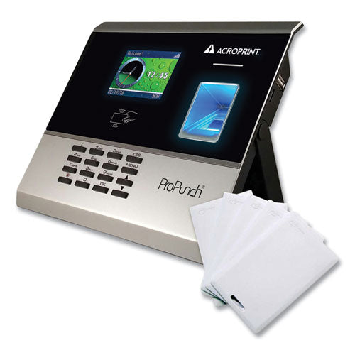 Acroprint® wholesale. Propunch Biometric And Proximity Bundle, Black. HSD Wholesale: Janitorial Supplies, Breakroom Supplies, Office Supplies.