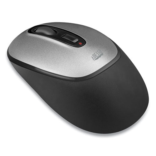 Adesso wholesale. Imouse A10 Antimicrobial Wireless Mouse, 2.4 Ghz Frequency-30 Ft Wireless Range, Left-right Hand Use, Black-silver. HSD Wholesale: Janitorial Supplies, Breakroom Supplies, Office Supplies.
