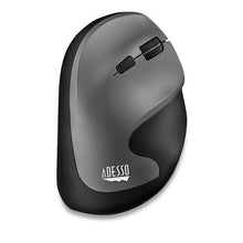 Load image into Gallery viewer, Adesso wholesale. Imouse® A20 Antimicrobial Vertical Wireless Mouse, 2.4 Ghz Frequency-33 Ft Wireless Range, Right Hand Use, Black-granite. HSD Wholesale: Janitorial Supplies, Breakroom Supplies, Office Supplies.