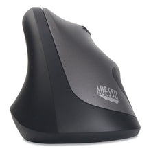 Load image into Gallery viewer, Adesso wholesale. Imouse® A20 Antimicrobial Vertical Wireless Mouse, 2.4 Ghz Frequency-33 Ft Wireless Range, Right Hand Use, Black-granite. HSD Wholesale: Janitorial Supplies, Breakroom Supplies, Office Supplies.