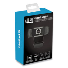 Load image into Gallery viewer, Adesso wholesale. Cybertrack H4 1080p Hd Usb Manual Focus Webcam With Microphone, 1920 Pixels X 1080 Pixels, 2.1 Mpixels, Black. HSD Wholesale: Janitorial Supplies, Breakroom Supplies, Office Supplies.