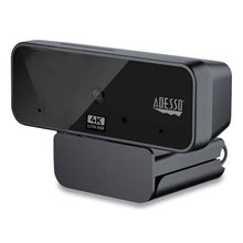 Load image into Gallery viewer, Adesso wholesale. Cybertrack H6 4k Usb Fixed Focus Webcam With Microphone, 3840 Pixels X 2160 Pixels, 8 Mpixels, Black. HSD Wholesale: Janitorial Supplies, Breakroom Supplies, Office Supplies.