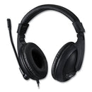 Adesso wholesale. Xtream H5u Stereo Multimedia Headset With Mic, Binaural Over The Head, Black. HSD Wholesale: Janitorial Supplies, Breakroom Supplies, Office Supplies.