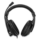Adesso wholesale. Xtream H5 Multimedia Headset With Mic, Binaural Over The Head, Black. HSD Wholesale: Janitorial Supplies, Breakroom Supplies, Office Supplies.