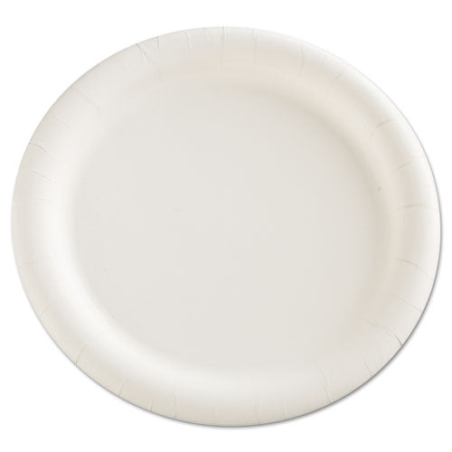 AJM Packaging Corporation wholesale. Premium Coated Paper Plates, 9" Dia, White, 125-pack, 4 Packs-carton. HSD Wholesale: Janitorial Supplies, Breakroom Supplies, Office Supplies.