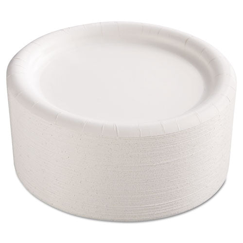 AJM Packaging Corporation wholesale. Premium Coated Paper Plates, 9" Dia, White, 125-pack, 4 Packs-carton. HSD Wholesale: Janitorial Supplies, Breakroom Supplies, Office Supplies.